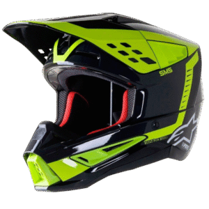 CAPACETE ALPINESTARS SM-5 BEAM BLK/YLWFLU