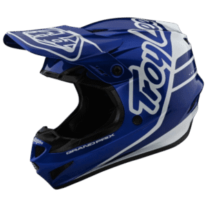 CAPACETE TROY LEE DESIGNS GP SILHOUETTE RYLBLU/WHT