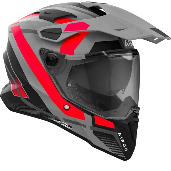 CAPACETE AIROH COMMANDER 2 MAVICK GRY/ORGFLU - Image 2