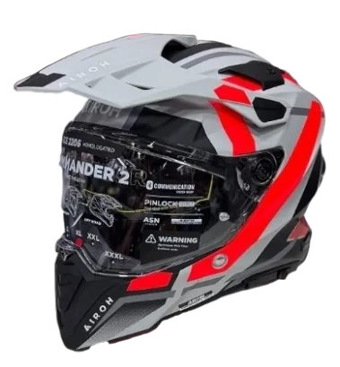 CAPACETE AIROH COMMANDER 2 MAVICK GRY/ORGFLU - Image 5