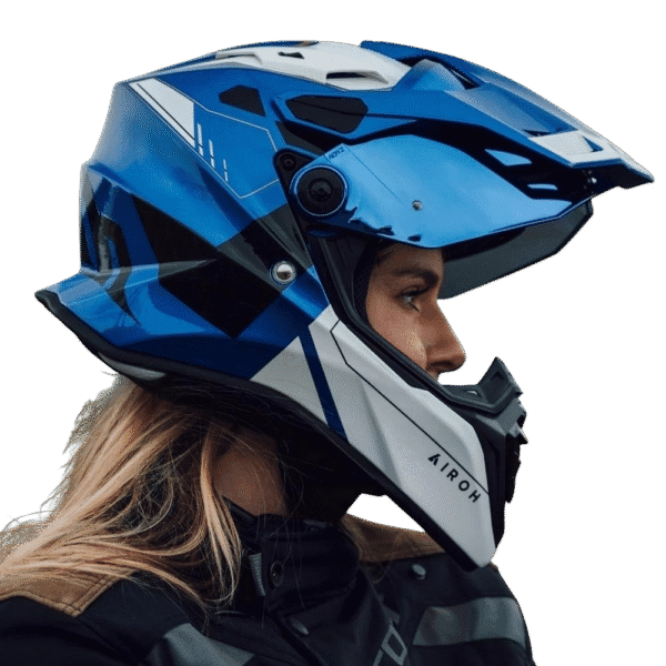 CAPACETE AIROH COMMANDER 2 REVEAL BLU/WHT - Image 9