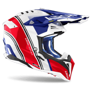 CAPACETE AIROH AVIATOR 3 HIMA RED/WHT/BLU