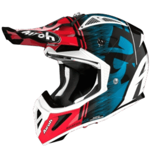 CAPACETE AIROH AVIATOR ACE KYBON BLU/RED/BLK