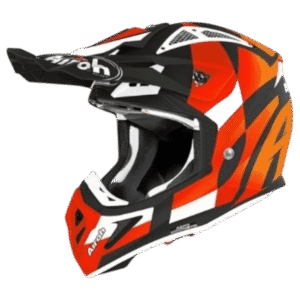 CAPACETE AIROH AVIATOR ACE TRICK ORGFLU/WHT/BLK