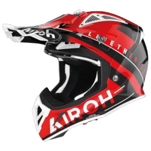 CAPACETE AIROH AVIATOR ACE AMAZE RED/WHT/BLK