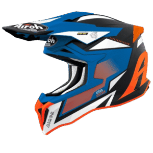 CAPACETE AIROH STRYCKER AXE BLU/ORGFLU/WHT