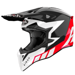 CAPACETE AIROH WRAAAP RELOADED REDFLU/BLK/WHT