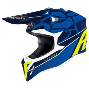 CAPACETE AIROH WRAAP MOOD BLUFLU/YLWFLU