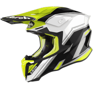 CAPACETE AIROH TWIST 2.0 SHAKEN YLWFLU/WHT/BLK