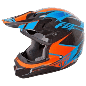 CAPACETE FLY KINETIC IMPULSE BLK/ORG/BLU