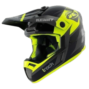 CAPACETE KENNY TRACK FOCUS GRAPHIC BLK/GRY/YLWFLU