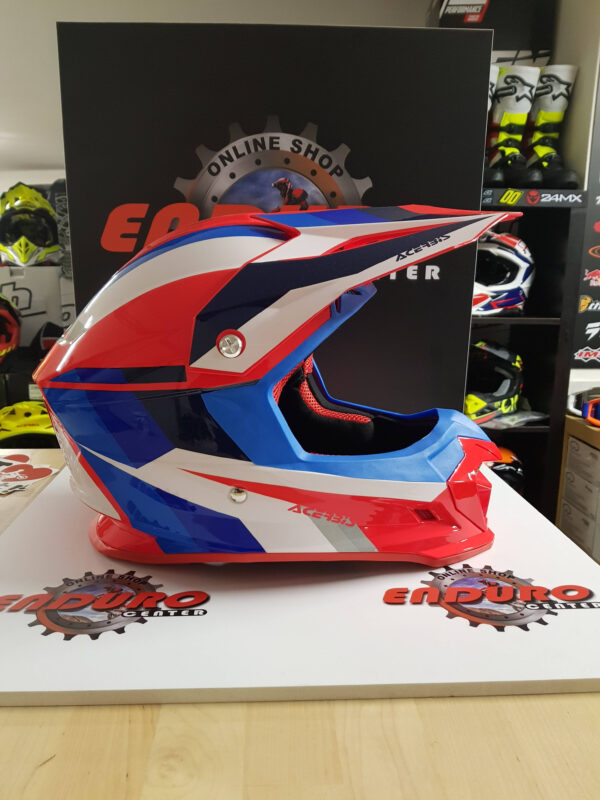 CAPACETE ACERBIS PROFILE 4 REDFLU/BLU/WHT - Image 2