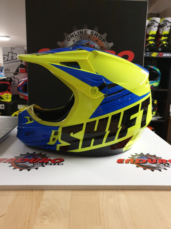 CAPACETE SHIFT V1 ASSAULT RACE YLWFLU/BLU - Image 3