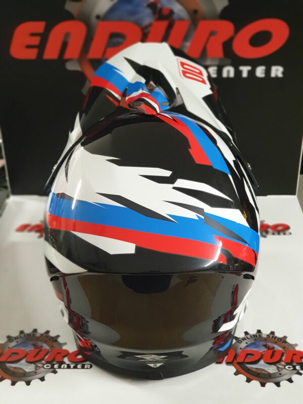 CAPACETE SHOT FURIOUS SCORE BLK/BLU/RED/WHT - Image 5