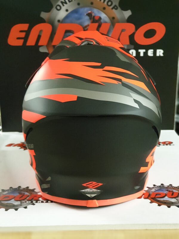 CAPACETE SHOT FURIOUS SCORE ORGFLU/BLK/GRY - Image 4