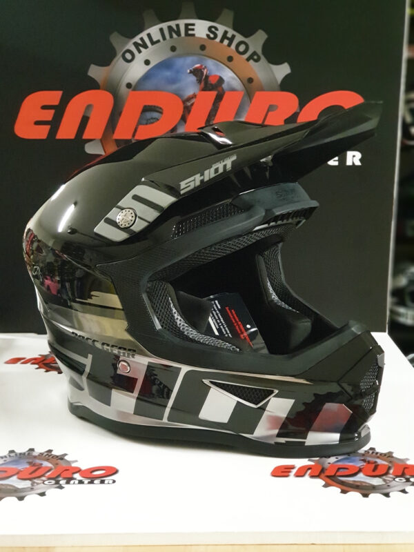CAPACETE SHOT FURIOUS BRUSH BLK/SLV - Image 2