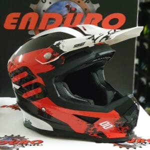 CAPACETE SHOT FURIOUS SHADOW RED/BLK/WHT
