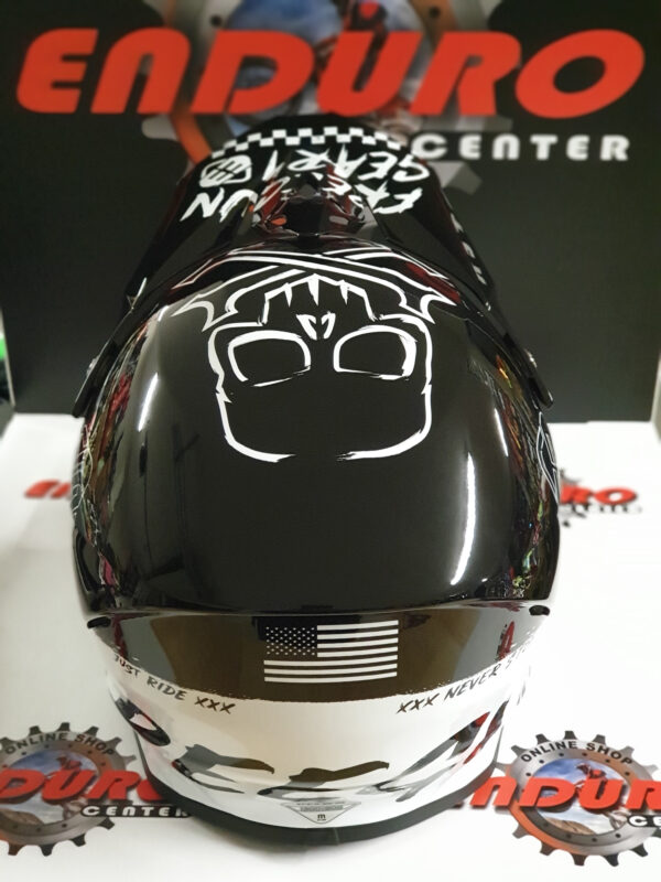 CAPACETE SHOT FURIOUS XP-4 SPEED BLK/WHT - Image 5