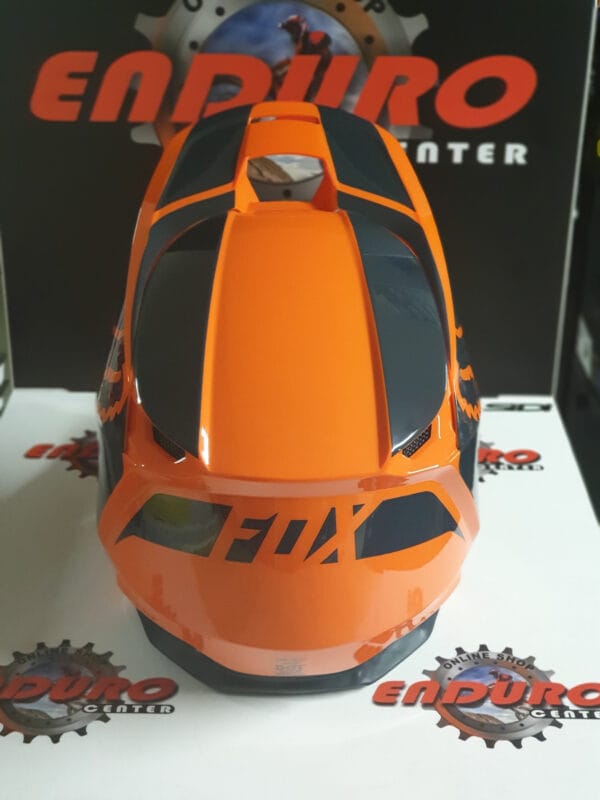 CAPACETE FOX V1 PRZM ORGFLU/DKBLU - Image 6