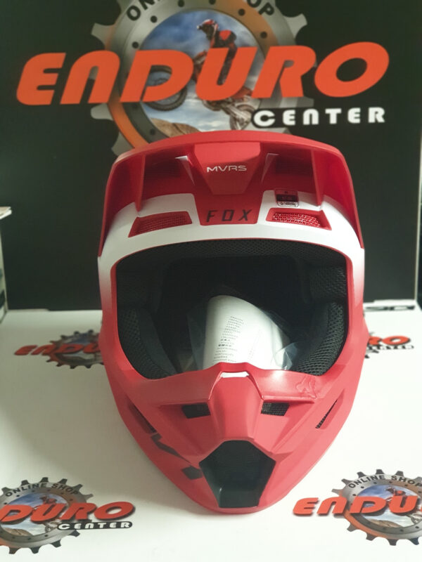 CAPACETE FOX V1 WERD FLM RED/WHT/BLK - Image 5