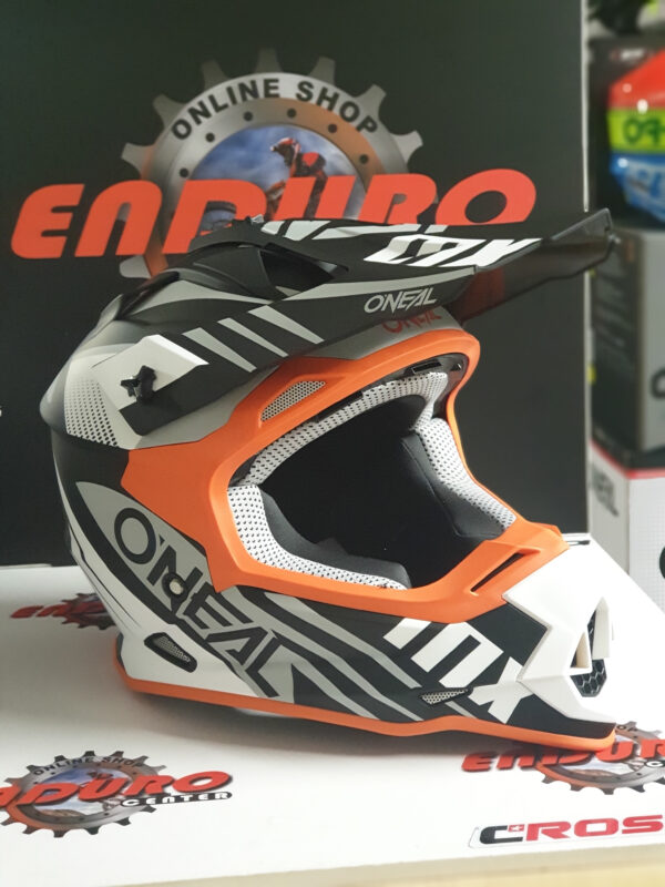 CAPACETE ONEAL SERIES 2 SPYDE ORG/BLK/WHT - Image 2