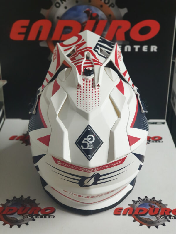 CAPACETE ONEAL SERIES 2 SPYDE WHT/RED/BLU - Image 5