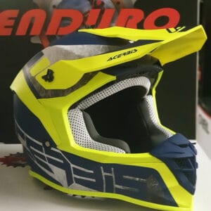 CAPACETE ACERBIS LINEAR BLU/YLWFLU