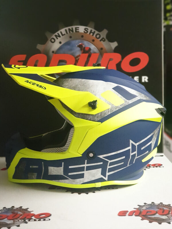 CAPACETE ACERBIS LINEAR BLU/YLWFLU - Image 4