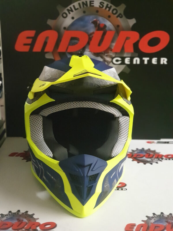 CAPACETE ACERBIS LINEAR BLU/YLWFLU - Image 5