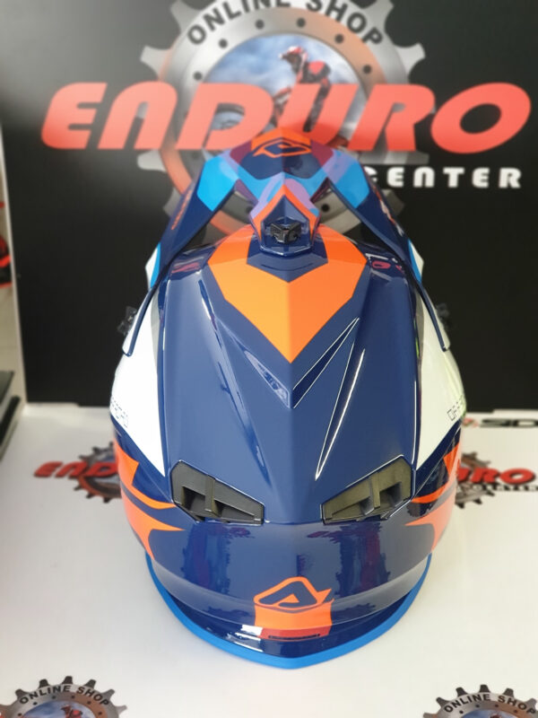 CAPACETE ACERBIS LINEAR BLU/WHT/ORG - Image 5