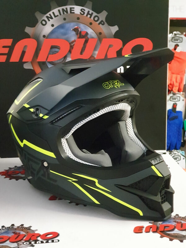 CAPACETE ONEAL SERIES 3 VOLTAGE BLK/GRY/YLWFLU - Image 2