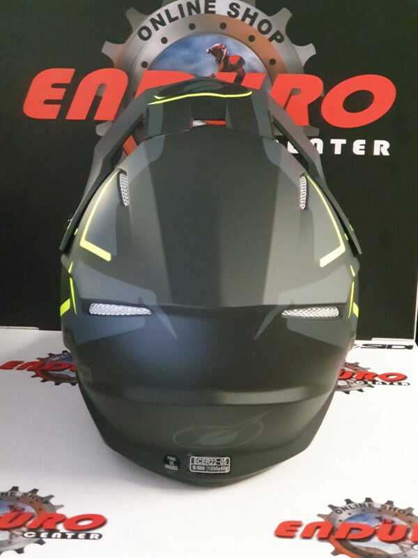 CAPACETE ONEAL SERIES 3 VOLTAGE BLK/GRY/YLWFLU - Image 4