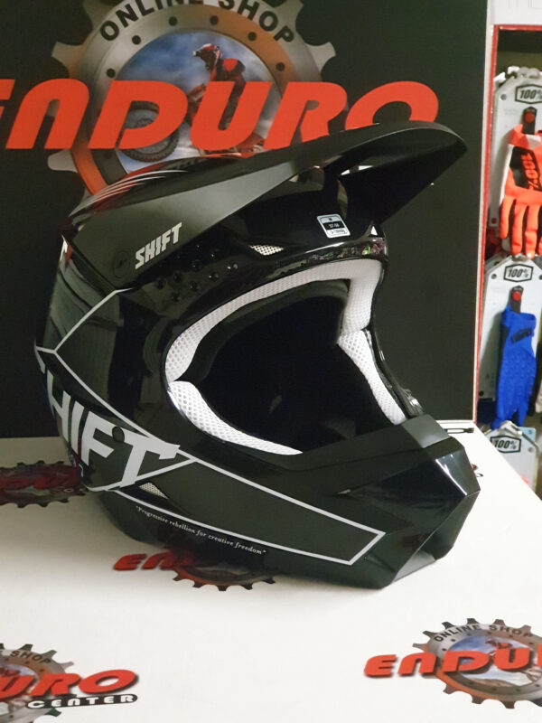 CAPACETE SHIFT WHITE LABEL BLISS BLK/WHT - Image 2