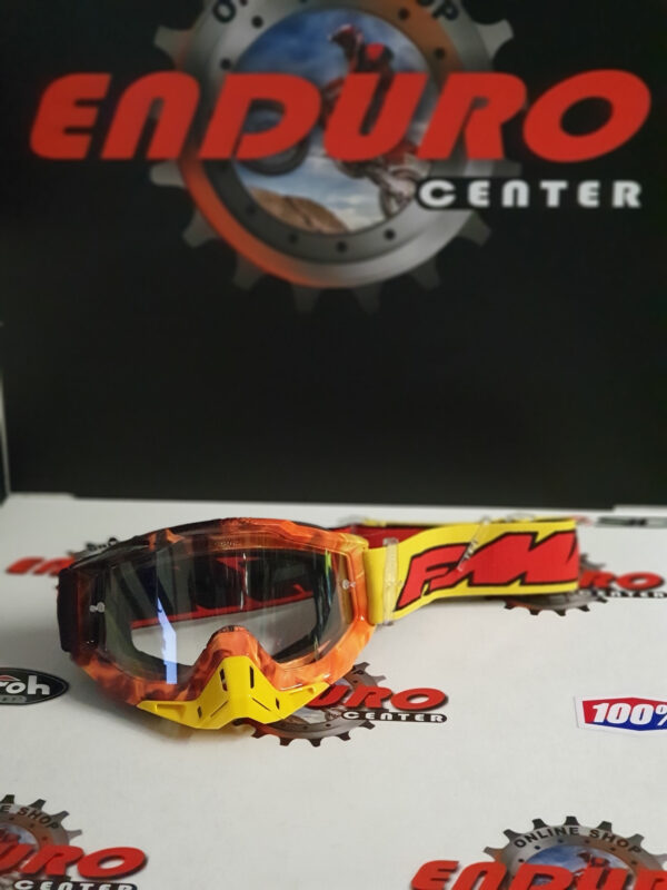 ÓCULOS 100% FMF EDITION POWERBOMB SPARK BLK/YLW/ORG - Image 2