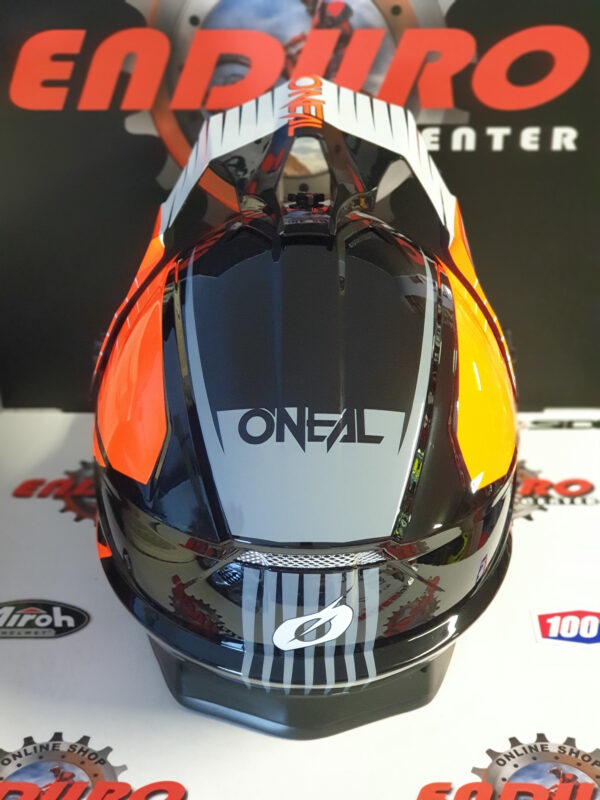CAPACETE ONEAL SERIES 1 STREAM ORG/BLK/WHT - Image 5