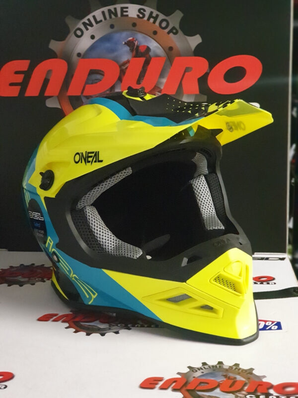 CAPACETE ONEAL SERIES 8 NANO YLWFLU - Image 2