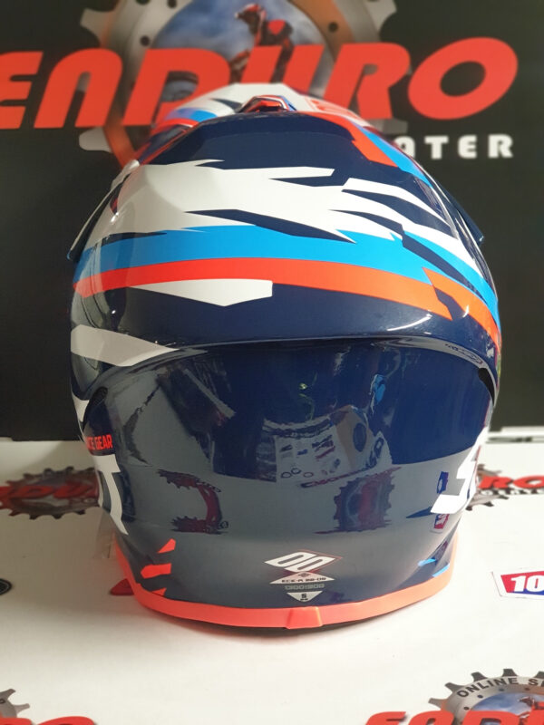 CAPACETE SHOT FURIOUS SCORE BLU/WHT/RED - Image 4