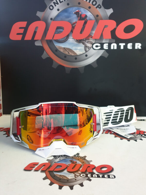 ÓCULOS 100% ARMEGA LIGHTSABER WHT/RED/BLK - Image 2