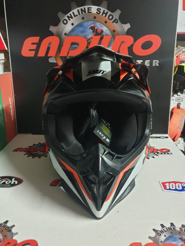 CAPACETE SHOT PULSE REVENGE ORG/BLK/WHT - Image 5
