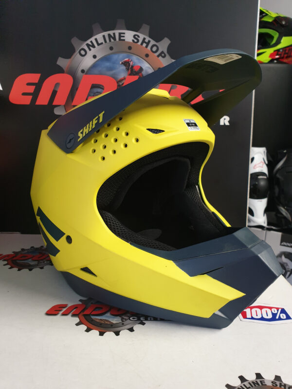 CAPACETE SHIFT WHITE SOLID YLW/BLU - Image 2