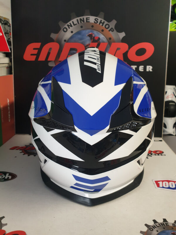 CAPACETE SHOT PULSE REVENGE BLU/WHT/BLK - Image 6