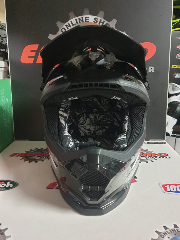 CAPACETE SHOT FURIOUS COALITION BLK/SLV - Image 5