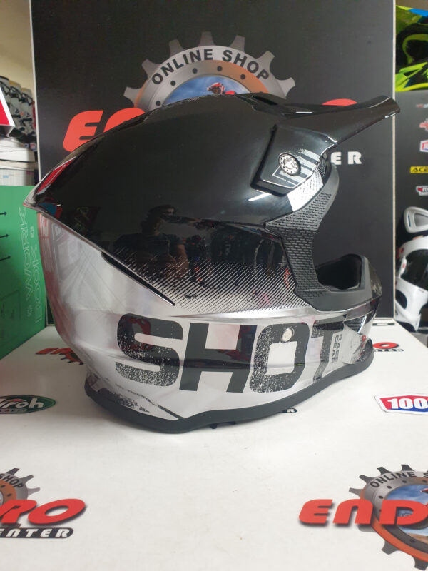 CAPACETE SHOT FURIOUS COALITION BLK/SLV - Image 3