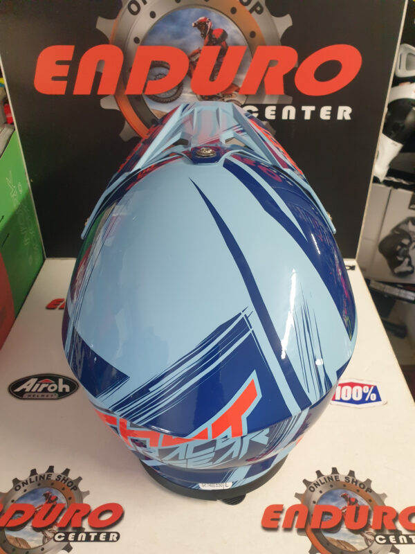 CAPACETE SHOT FURIOUS CLAW BLU/RED - Image 5