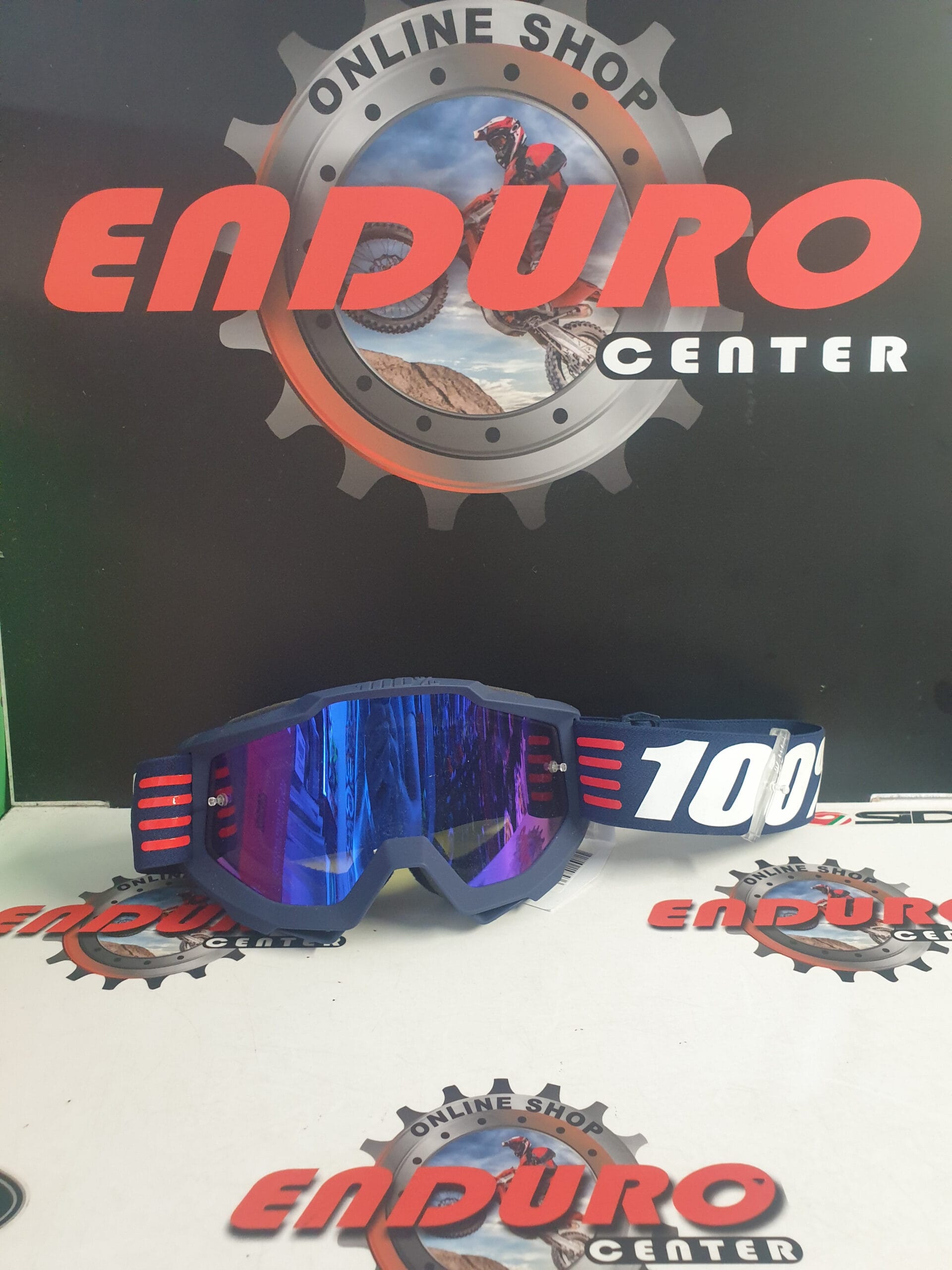 ÓCULOS 100% ACCURI G1 ART DECO DKBLU/RD/WHT 2 ÓCULOS 100% ACCURI G1 ART DECO DKBLU/RD/WHT - Image 2