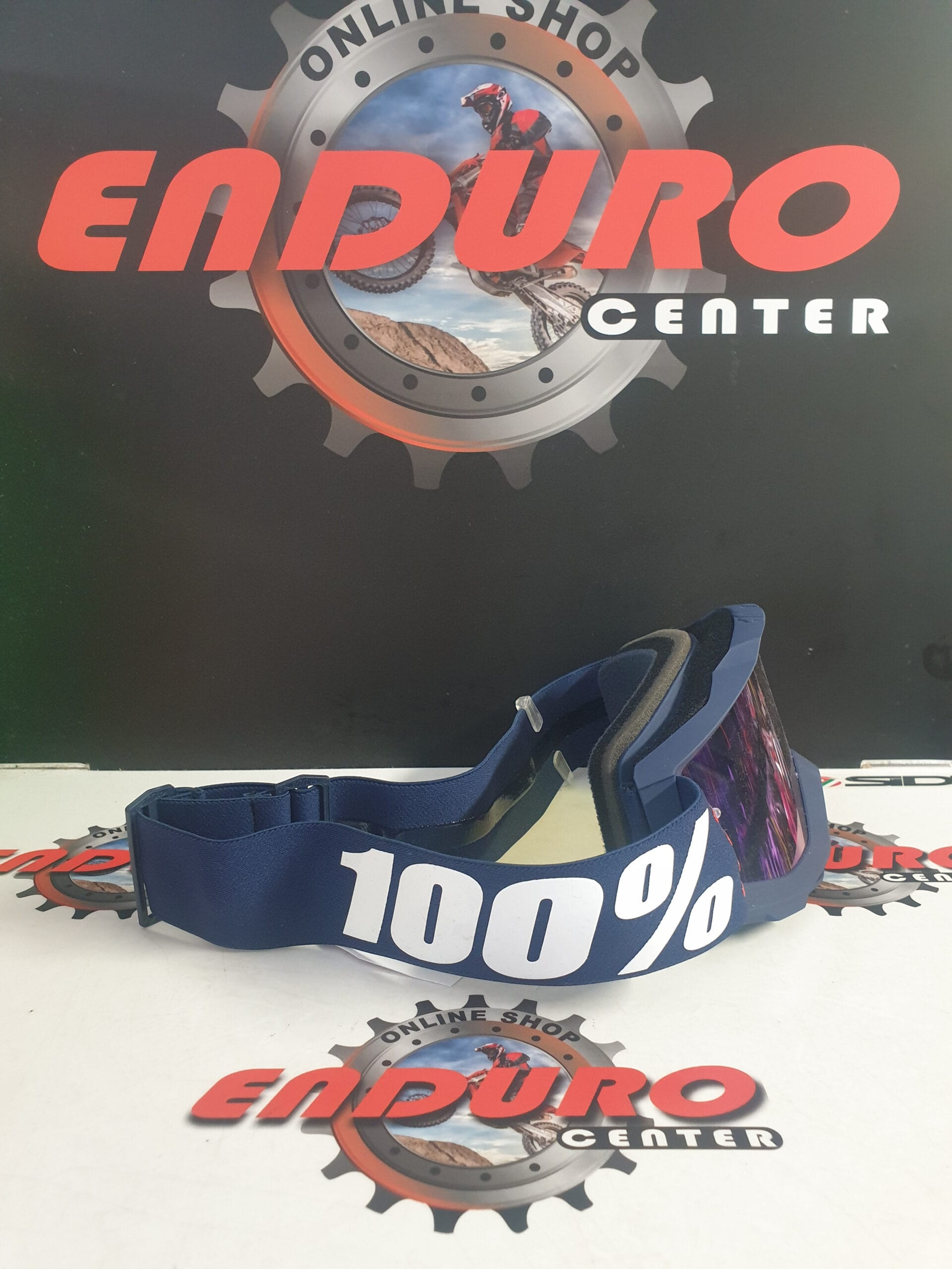 ÓCULOS 100% ACCURI G1 ART DECO DKBLU/RD/WHT 4 ÓCULOS 100% ACCURI G1 ART DECO DKBLU/RD/WHT - Image 4