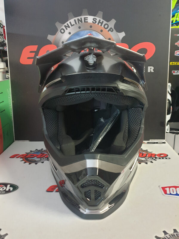 CAPACETE SHOT FURIOUS STORM BLK/SLV - Image 5