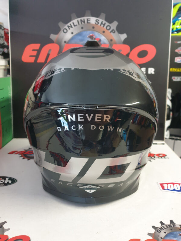 CAPACETE SHOT FURIOUS STORM BLK/SLV - Image 6