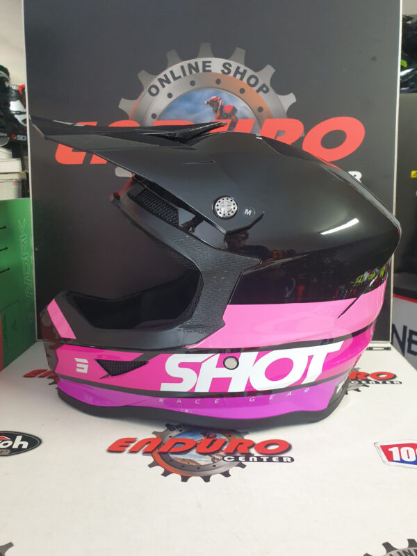 CAPACETE SHOT FURIOUS STORY BLK/PNK - Image 4