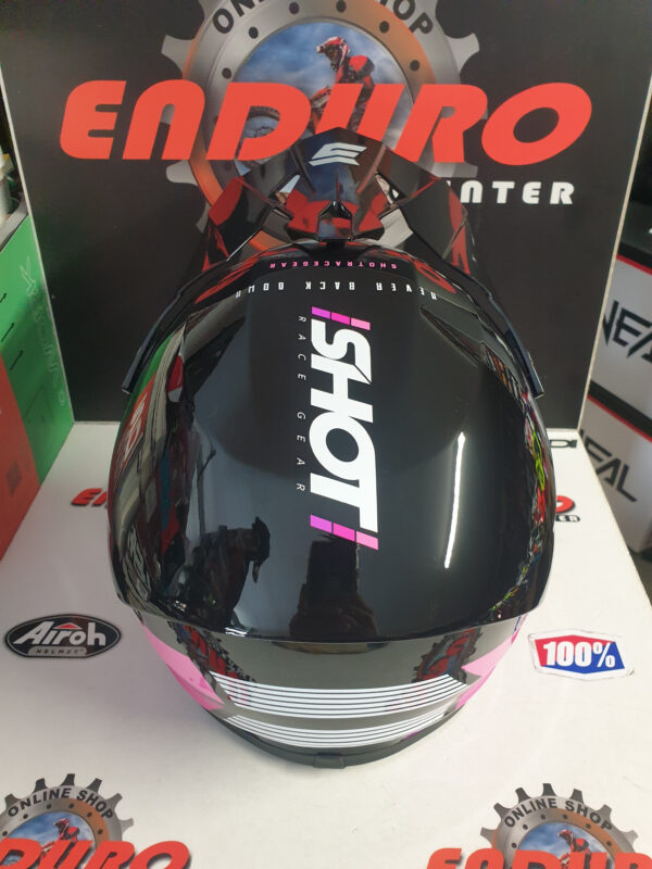 CAPACETE SHOT FURIOUS STORY BLK/PNK - Image 7